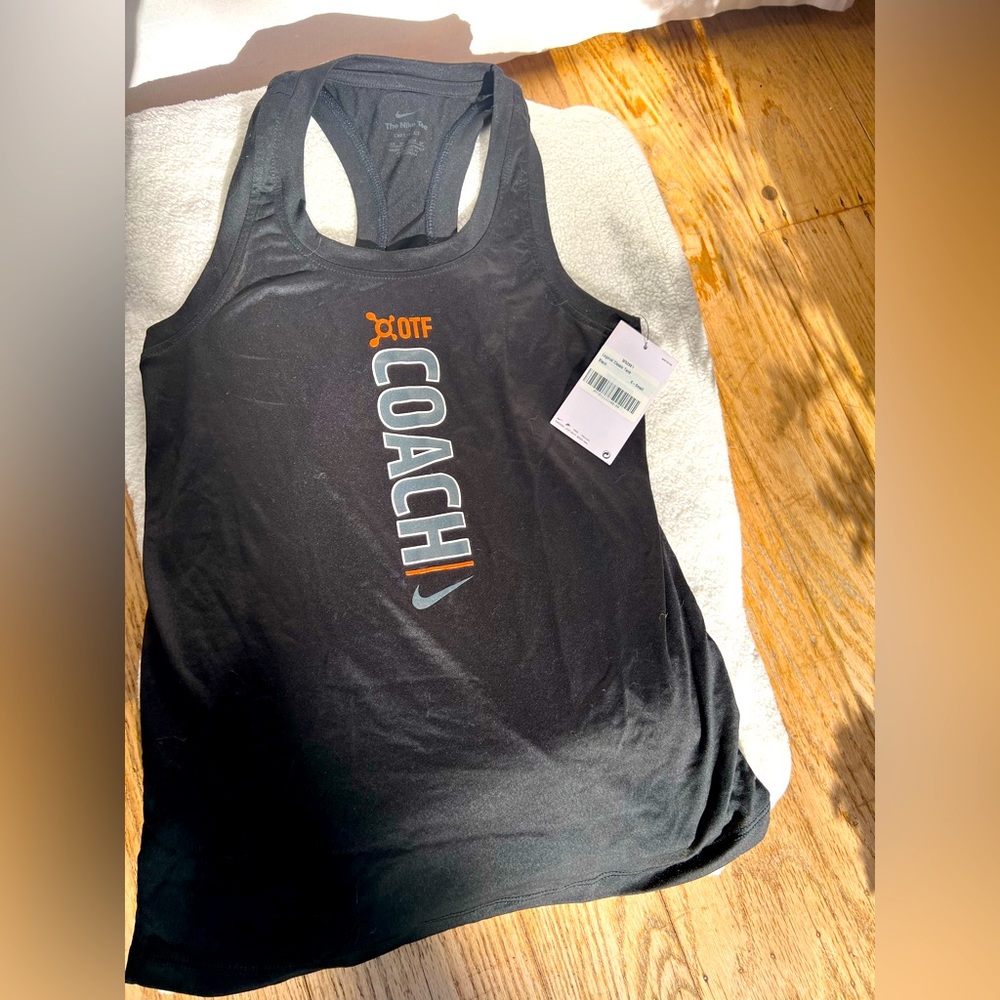 Nike Orange Theory Coach’s tank top